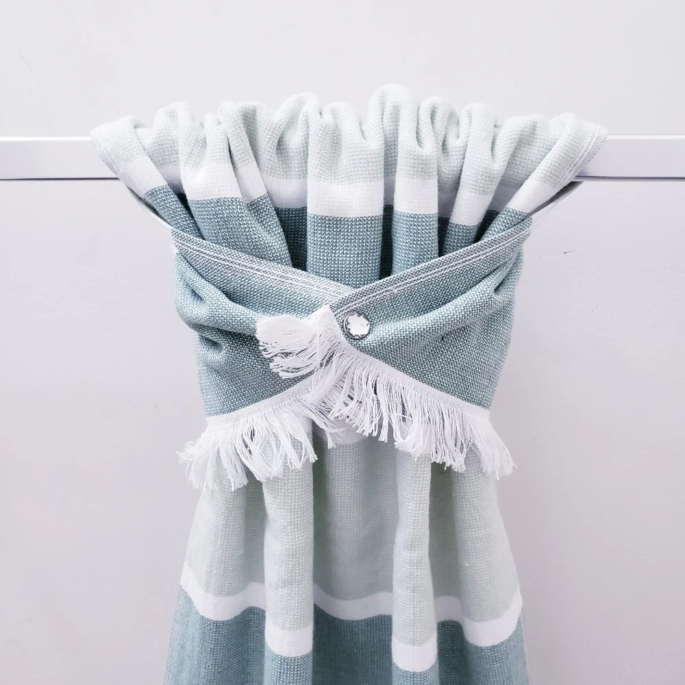 💟NEW!⬜️ #9032 ■Striped in *Burgundy*Green*Gray Hang'N'Snap *Select your snap